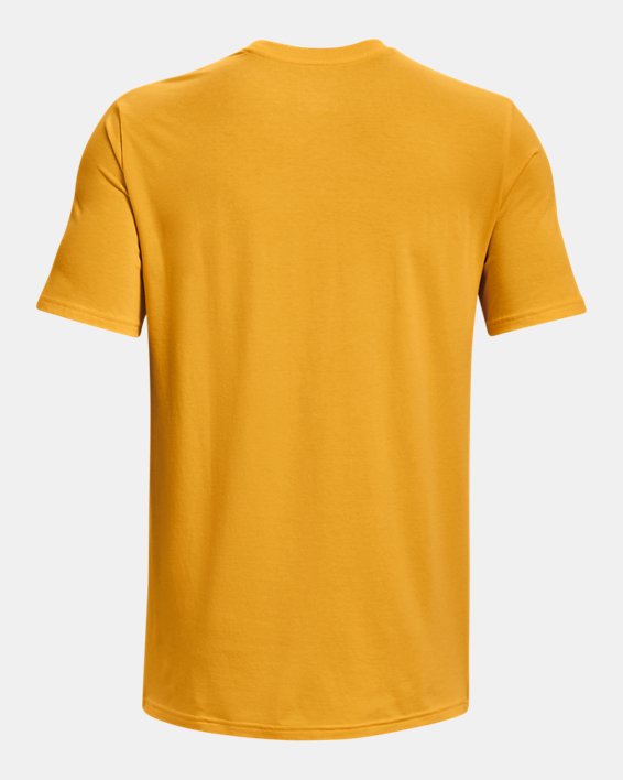 Men's Curry Iron Box Logo Short Sleeve, Yellow, pdpMainDesktop image number 5